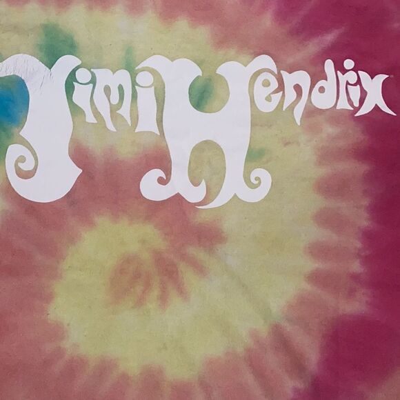 Jimi Hendrix Tie Dye Graphic Shirt - Picture 5 of 9